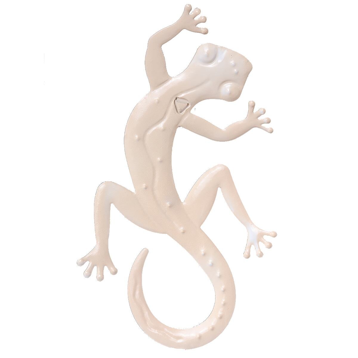 Metal gecko vægindretning med glas til dekoration af hjemmet og miniaturer haven statuer udendørs fe haver ornamenter fe