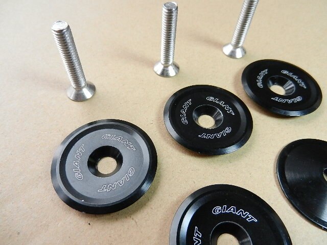 Giant TCR SL Road bike Headset Stem top cap cover with bolt 1 set