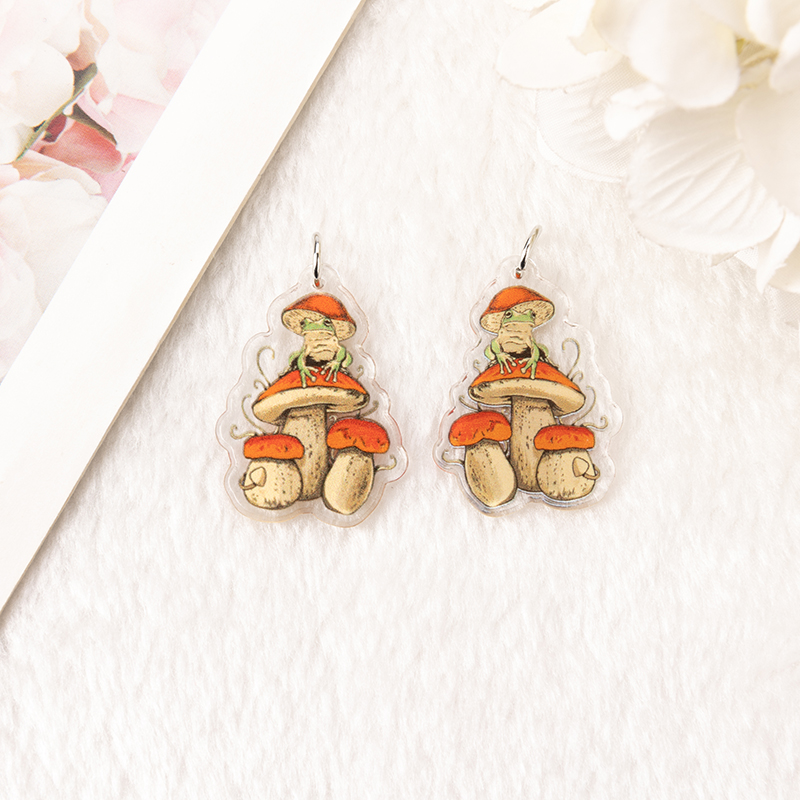 Kitsune-Breloques Grenouille, Pièce Plus Lente, Crâne, Aucun pour Boucle d'Oreille, Porte-clés, Pendentif, Collier, Bricolage, Exécutif, 6Pcs