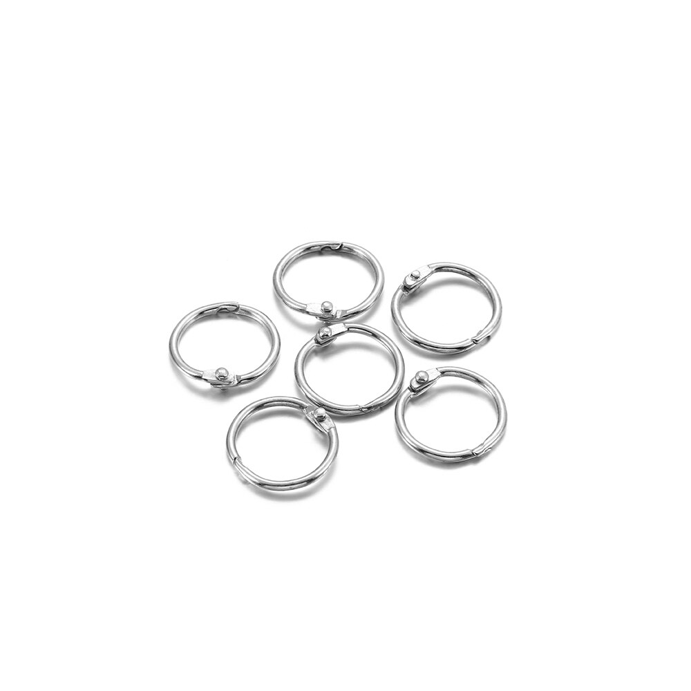 A5 a6 a7 diy-kristall-notizbuchhüllen-harzformen-uv-epoxid-silikonform-gießwerkzeugset zur herstellung handgefertigter transparenter bücher: 6 stück einzelclips