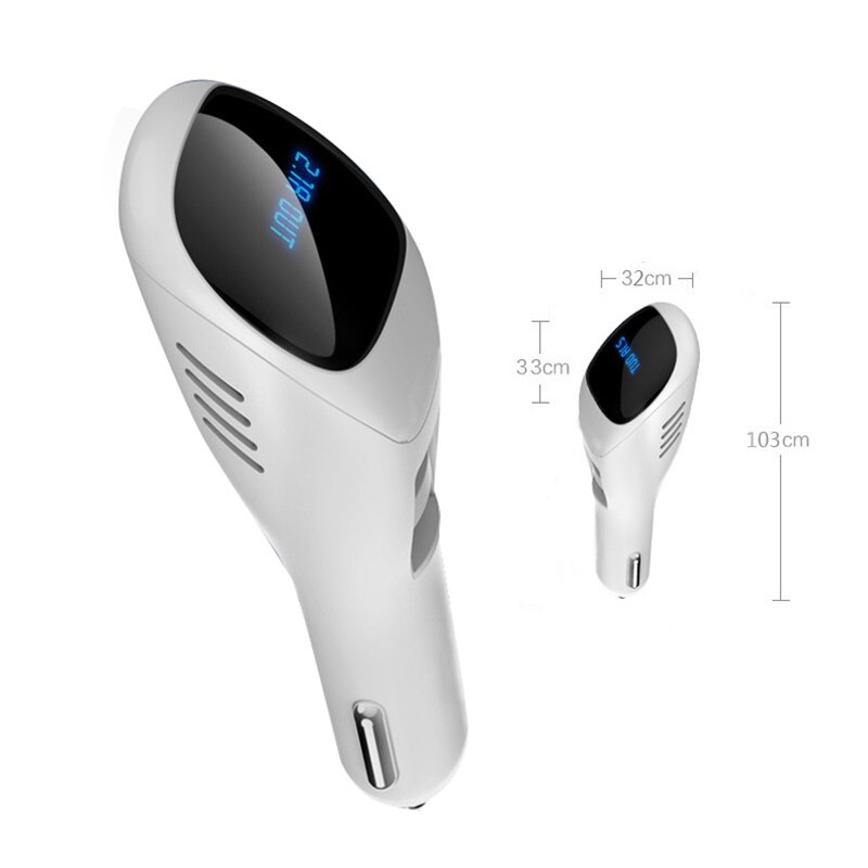 Car Ionic Air Cleaner Ionizer with 2 Smart USB Port Portable Anion Purifier