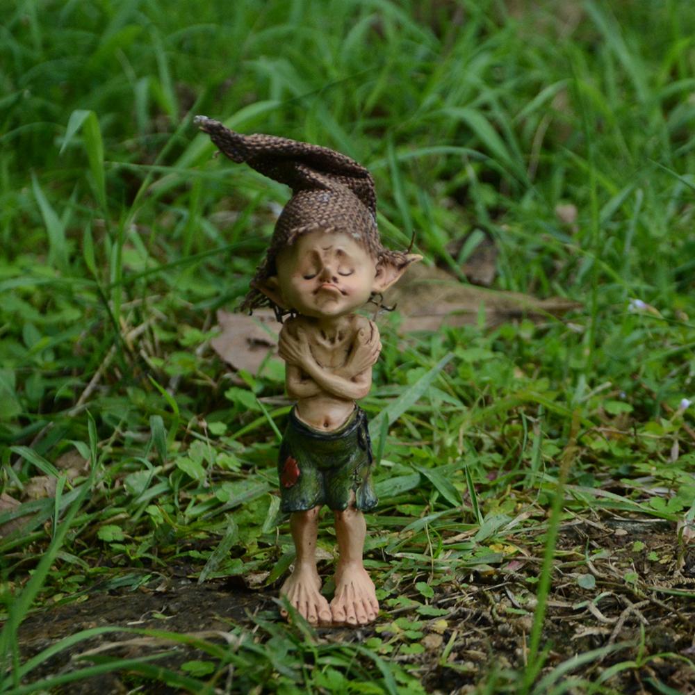 Figurines rétro elfe Vintage en résine | Figurines, ornements, décoration de jardin en plein air pour Europe et amérique