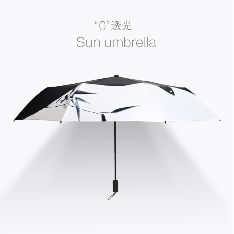 Sombrilla plegable Original para hombre y mujer, Parasol con de gato de dibujos animados UPF50 + paraguas Anti uv para estudiantes, Parapluie de equipo de lluvia para niños