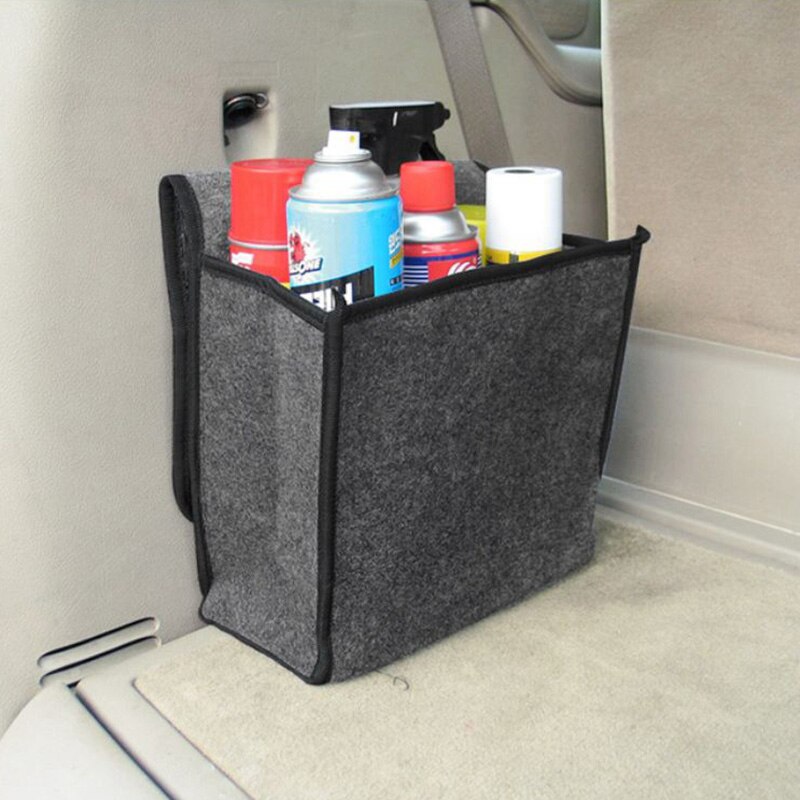 35x30x20 cm Große Größe Weichen Woll Filz Auto Kofferraum Organizer Auto Lagerung Kasten Tasche Feuerfeste Verstauen aufräumen Paket Decke Werkzeug