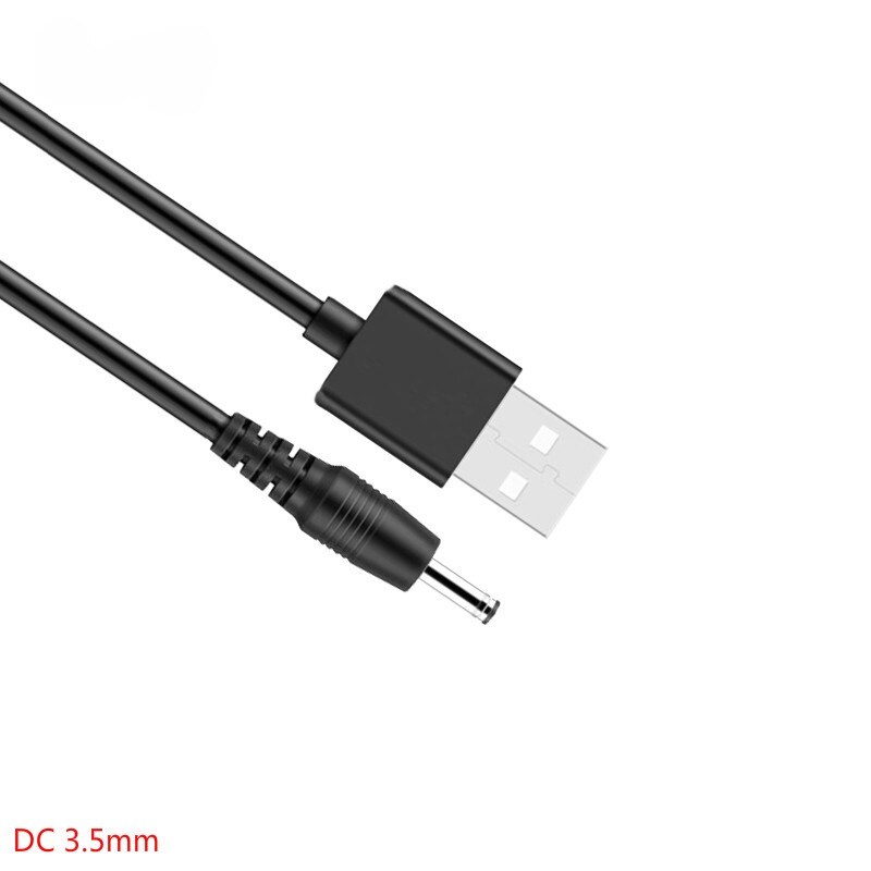 1M DC 3.5mm Power Jack To USB Plug DC3.5mm X 1.35mm Extension Line Charging Charger Cable for Barrel Connector Power Cord