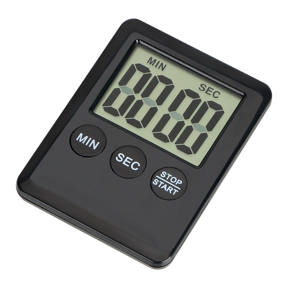 NICEYARD Alarm Clock Square Count Up Countdown Kitchen Cooking Timer Large LCD Digital Screen with Magnet