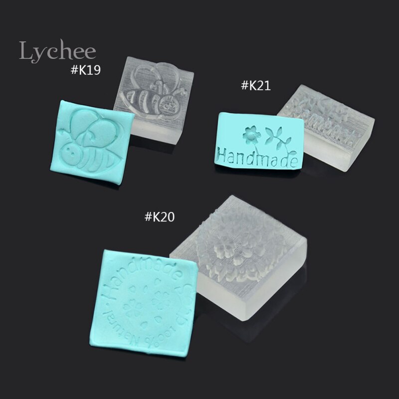 Lychee Life Little Bee Geluk Boom Patroon Mini Diy Zeep Stempel Hoofdstuk Seal Bloemen Handgemaakte Mould Mold Postzegels