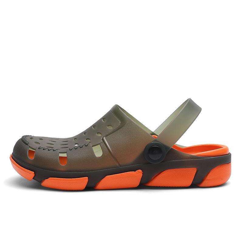 Originele Klassieke Klompen Tuin Slippers Water Schoenen Mannen Zomer Strand Aqua Slipper Outdoor Zwemmen Sandalen Muis Streep Schoenen: Groen / 9