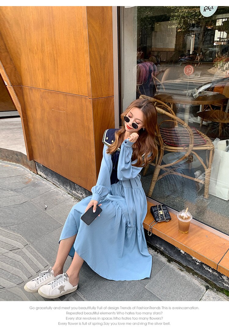 Style Korean-style Loose Pregnant Women Dress Pregnant Women Installed