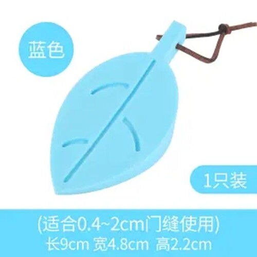 Classic Rubber Door Stopper Sturdy Durable Security Door Stop Wedge Multi Surface and Non Scratching Heavy Duty Rubber Door: Blue