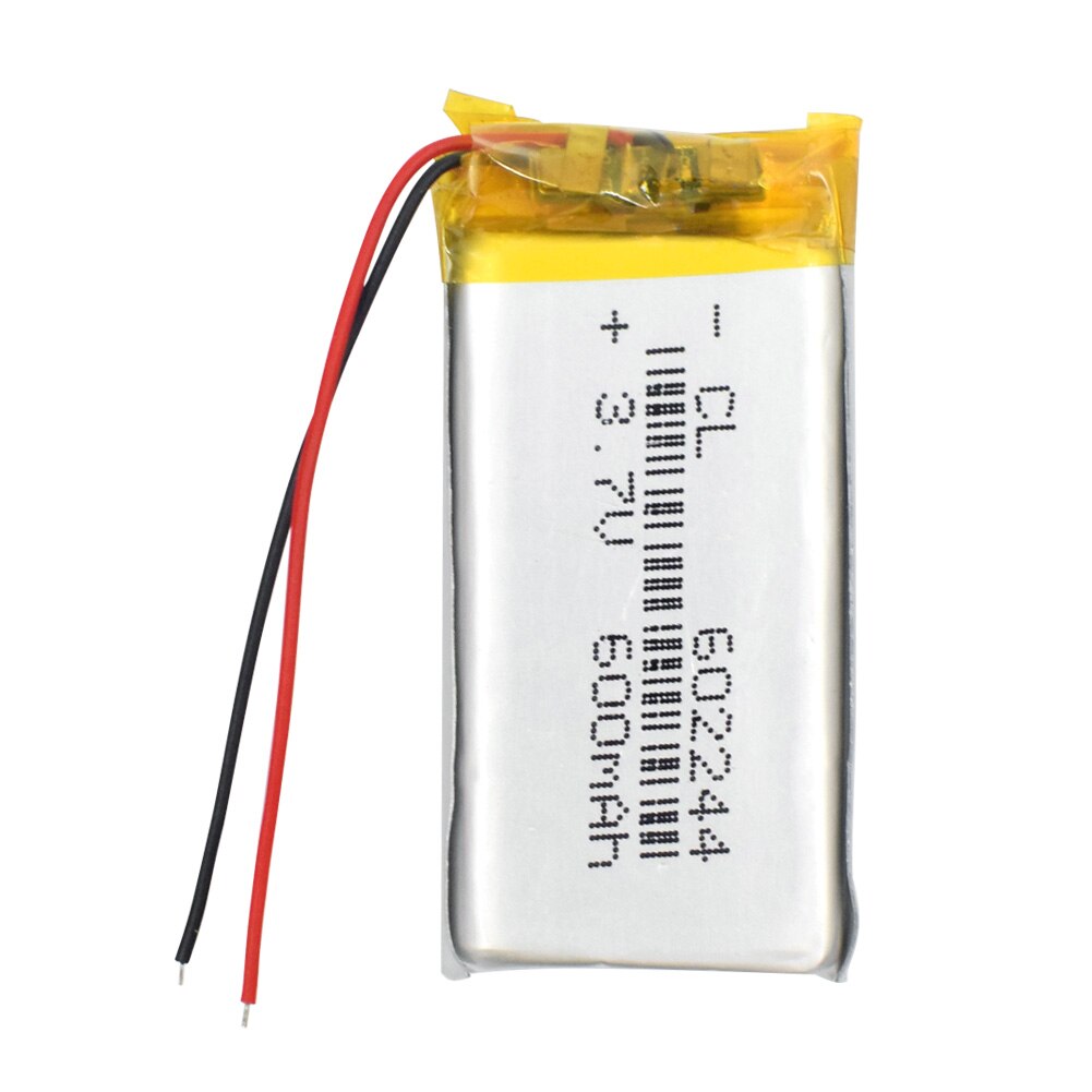 Batería de polímero para altavoces MP3, batería de iones de litio para dvd,GPS,mp3,mp4,mp5, altavoz, 600 mah, 3,7 V, 602244