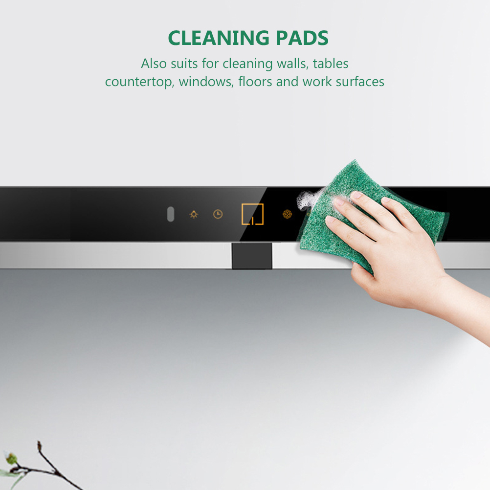 6pcs Household Cleaning Scrubber Reusable Scouring Pads Cookware Scrub Pads