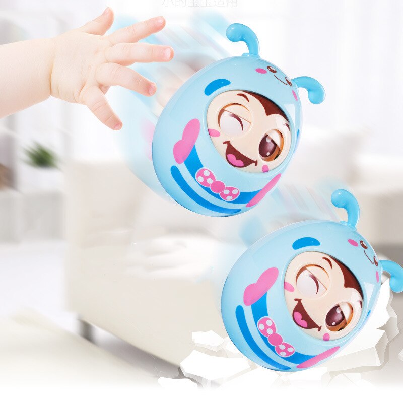 Baby Rasseln Handy, Mobiltelefon Puppe Glocke blinken Augen Becher Roly-Poly Spielzeug freundlicher Neugeborene Baby Beißringe Jungen Mädchen Gleichgewicht Ausbildung spielzeug