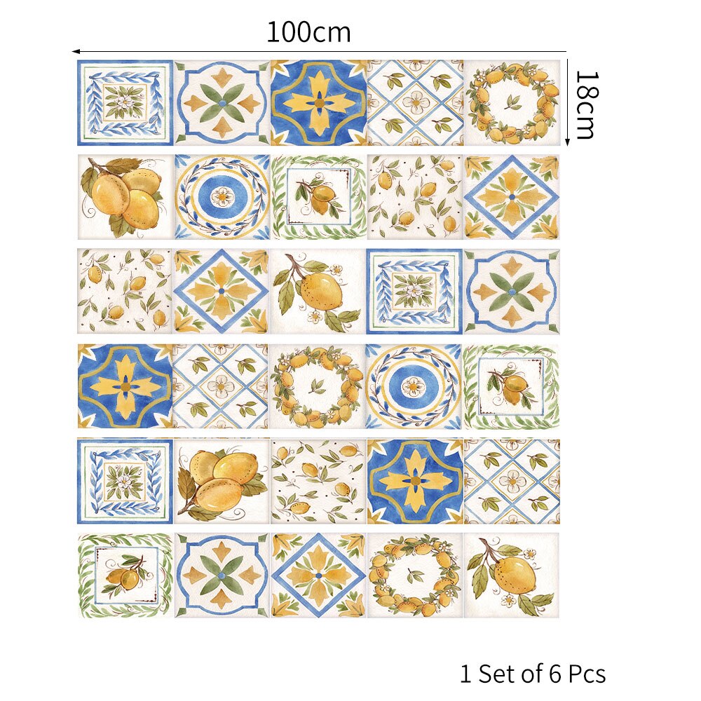 Self-adhesive stairs stickers living room DIY tile models decoration home waterproof wall stickers models: Default Title