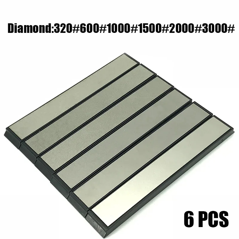 5 pz impostato Barra di Pietra diamantata Ruixin pro RX008 Affilacoltelli Sostituzione Pietra per affilare diamantata Pietra per affilare, Sistema di affilatura: marrone