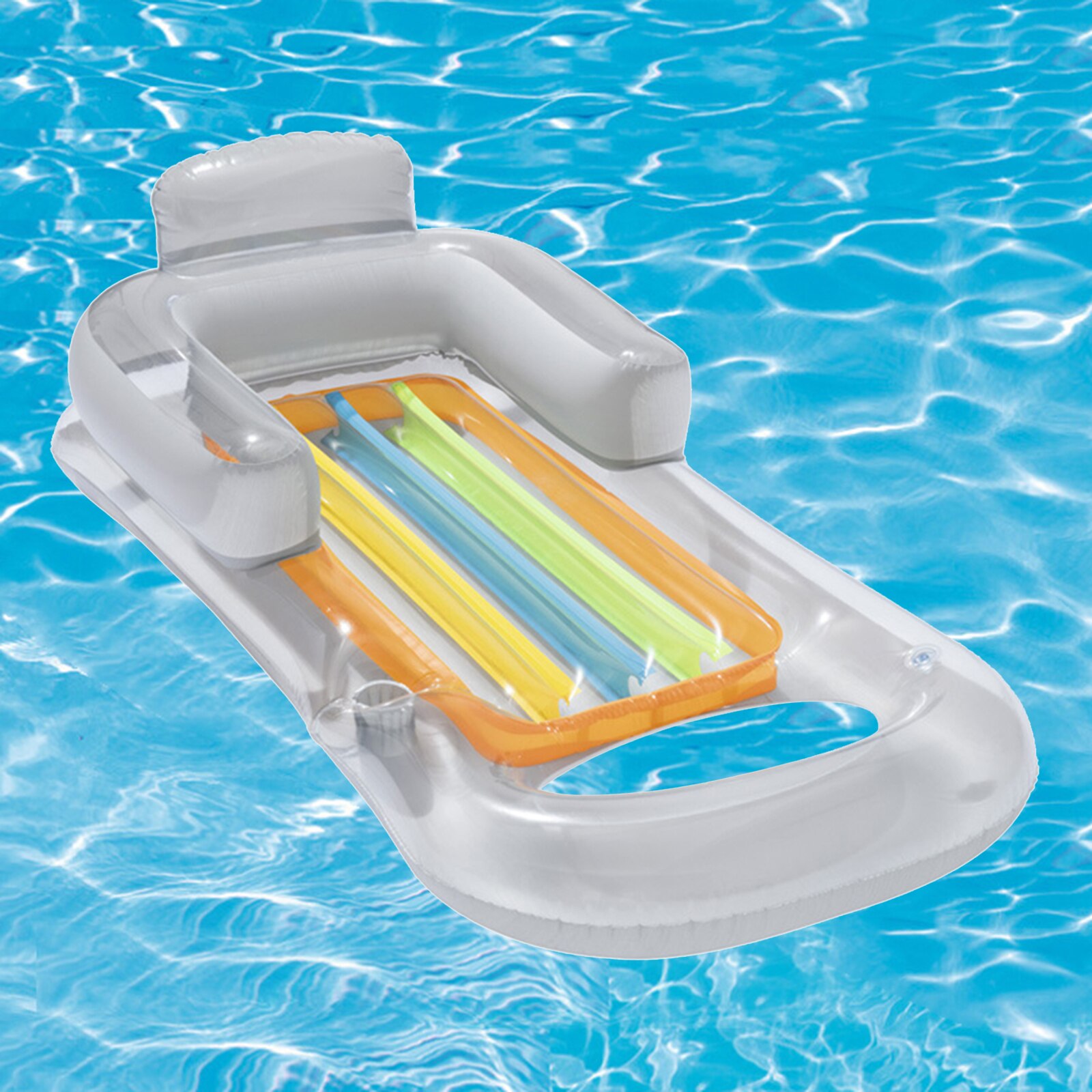 Opblaasbare Zwembad Lounger Drijvende Air Bed Fauteuil Water Hangmat Air Matras Water Matras Sofa Water Sport Speelgoed