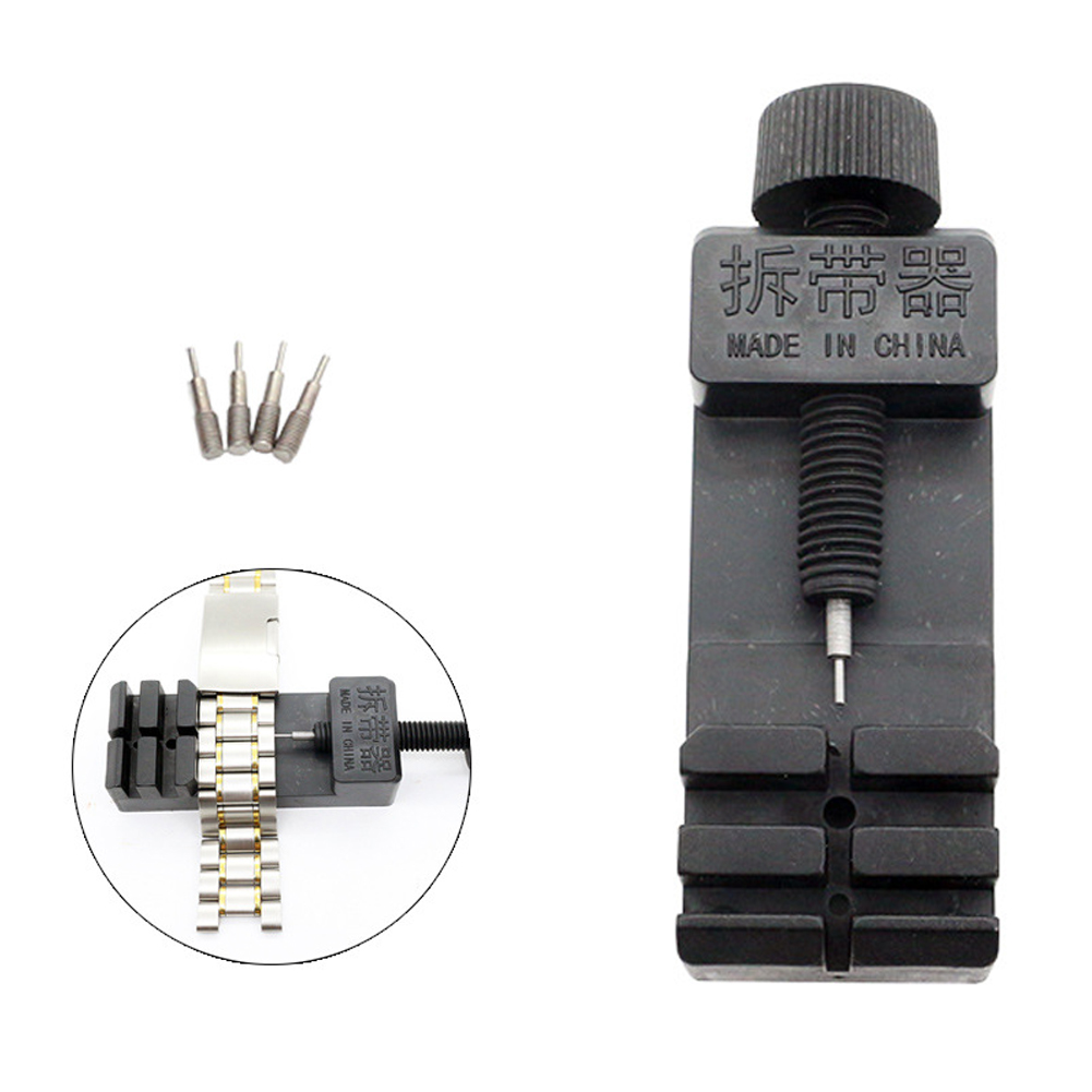 4 Pins High Strength Watch Tool Kit Multifunctional Bracelet Parts Band Link Pin Remover Adjustable Repair Slit