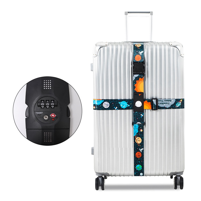 The Luggage rope Cross belt adjustable Travel Suitcase band Luggage elasticity Straps travel accessorie Suitcase box Straps