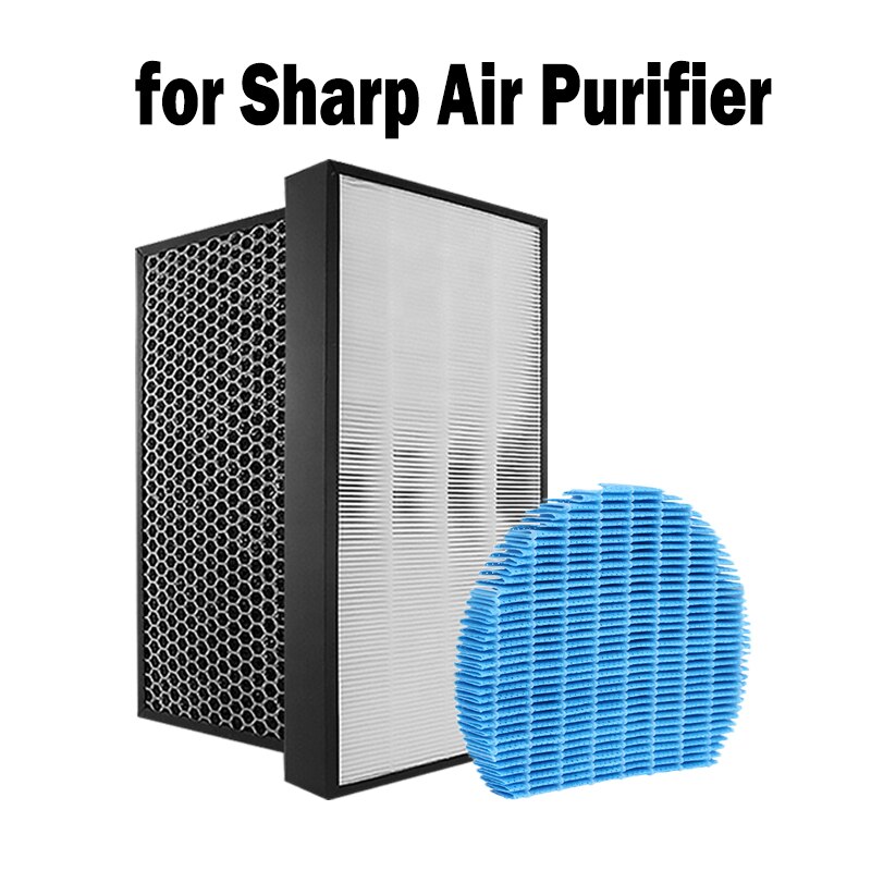 FZ-A40HFE FZ-A40DFE HEPA Actived Carbon Filter for Sharp KC-A40E KC-840E KC-C70E KC-C70U Air Purifier Parts: white