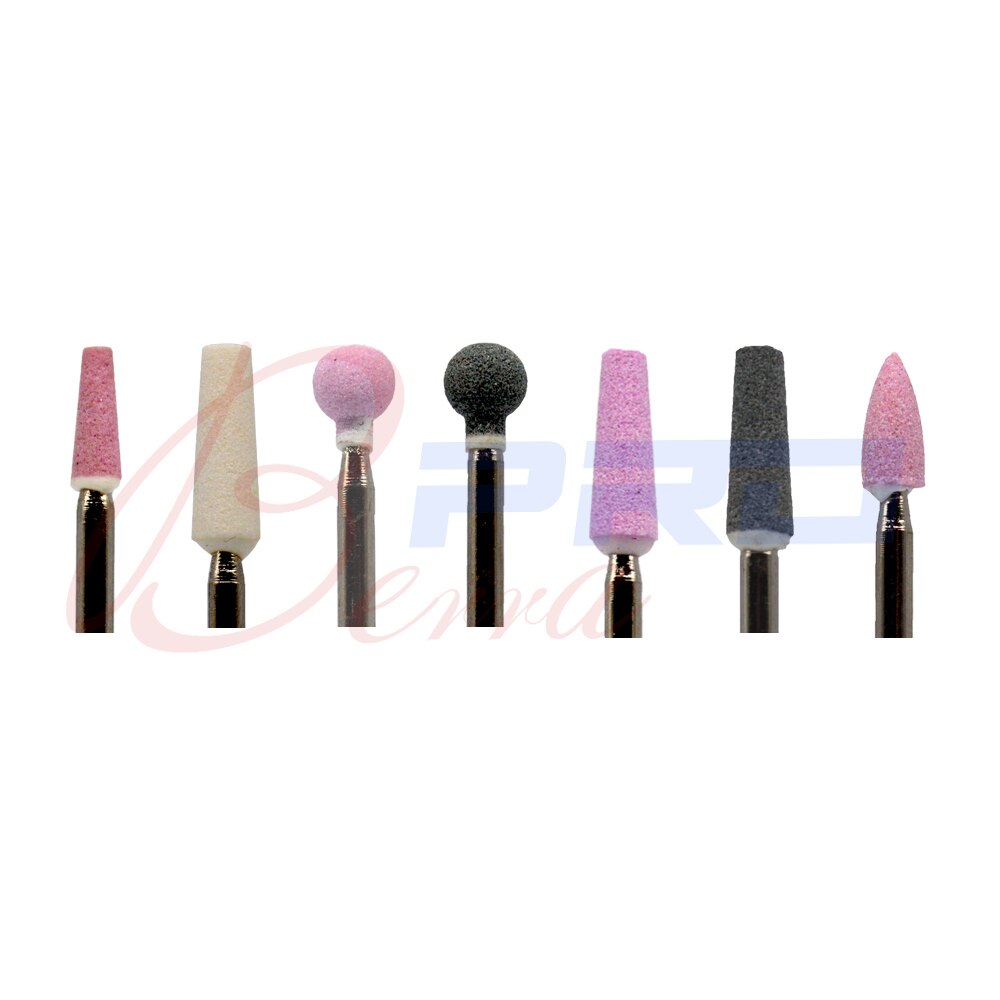 Proberra 1 sztuk optować 7 typ kwarcowy silikon frezowanie bełkotać paznokci wykrojnik artystyczny polerowanie polerka pilniki maszyna elektryczna wiertła