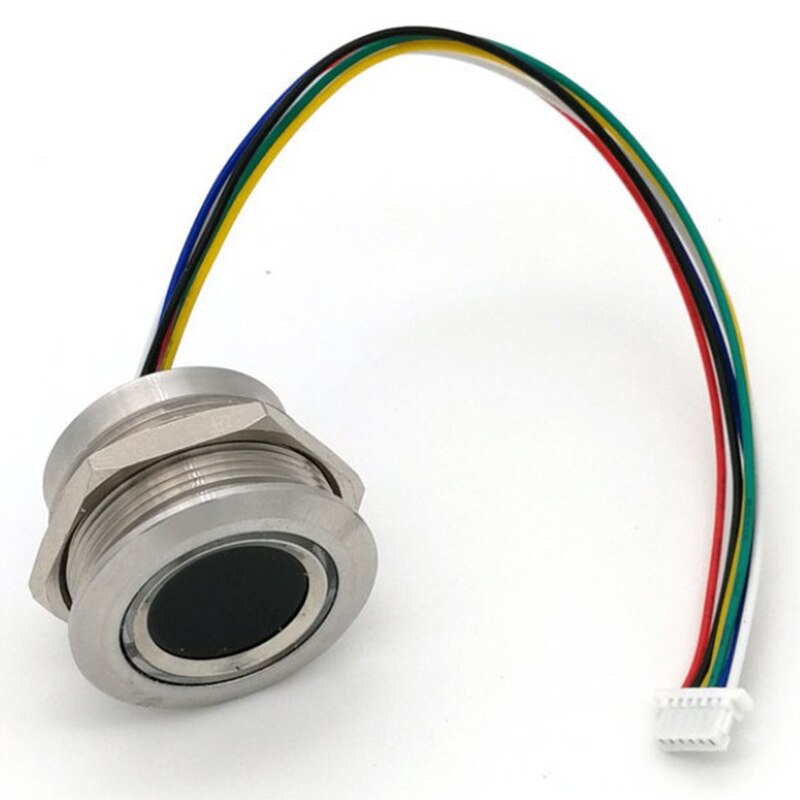 R503 Circular Round Two-Color Ring Indicator LED Control DC3.3V MX1.0-6Pin Capacitive Fingerprint Module Sensor Scanner