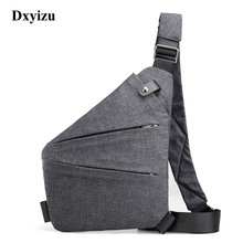 Kompakten Single Schulter Taschen Männer Frauen Wasserdichte Nylon umhängetaschen Männliche Umhängetasche Brust Pack Kühlen Motorrad Sling Tasche