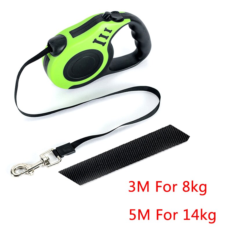 3/5M Retractable Cat Leash Durable Flexible Dog Leash Lead Pet Cat Traction Rope Leashes Tool For Small Medium Pet Supplies