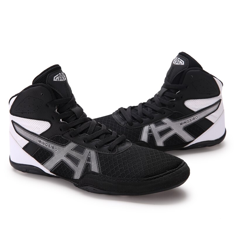 Men Training Wrestling Shoes Light Weight Wrestling Footwear Male Breathable Flighting Boxing Shoes Men Boxing Sneakers