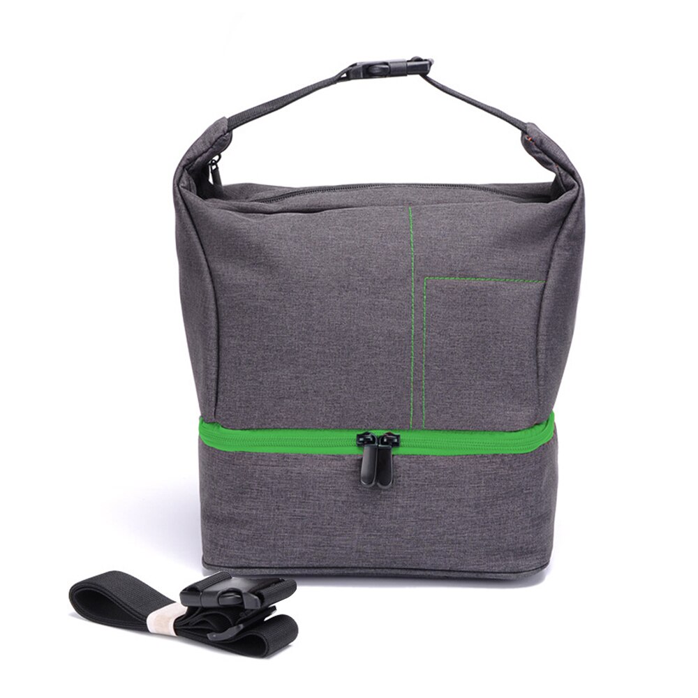 3 Kleuren Stijl Enkele Schouder Camera Tas Packet Fotoapparatuur Opslag Camera Pakket Voor Camera Lens Tas: green