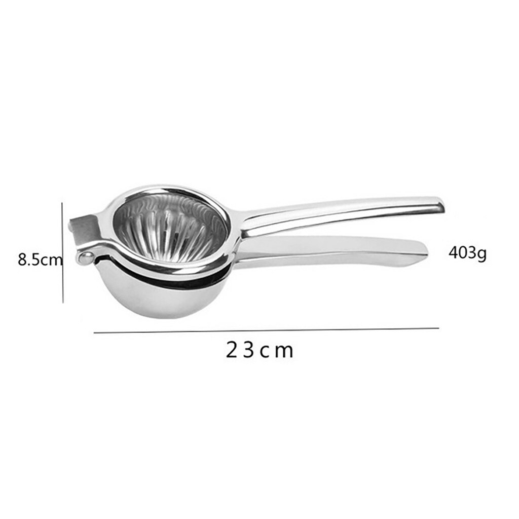 Lemon Citrus Juicer Stainless Steel Heavy Metal Manual Lime Juicer Manual Squeezer Bowl Squeezed Lemon Squeezer Bar KitchenTool