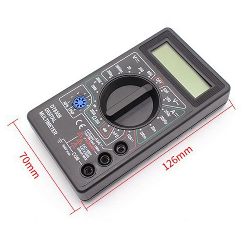DT830B Digital Multimeter Mini Universal Meter Handheld Multimeter Electrician Instrumentation