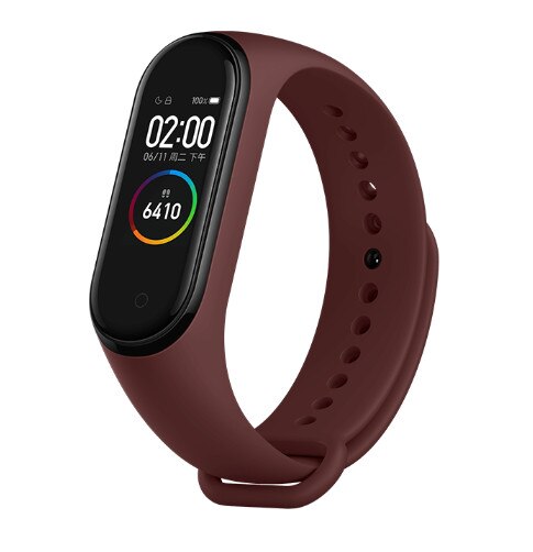 Xiaomi – bracelet connecté Mi Band 4, avec écran tactile AMOLED, capteur d'activité physique avec suivi du rythme cardiaque, Original: only red mi band 4