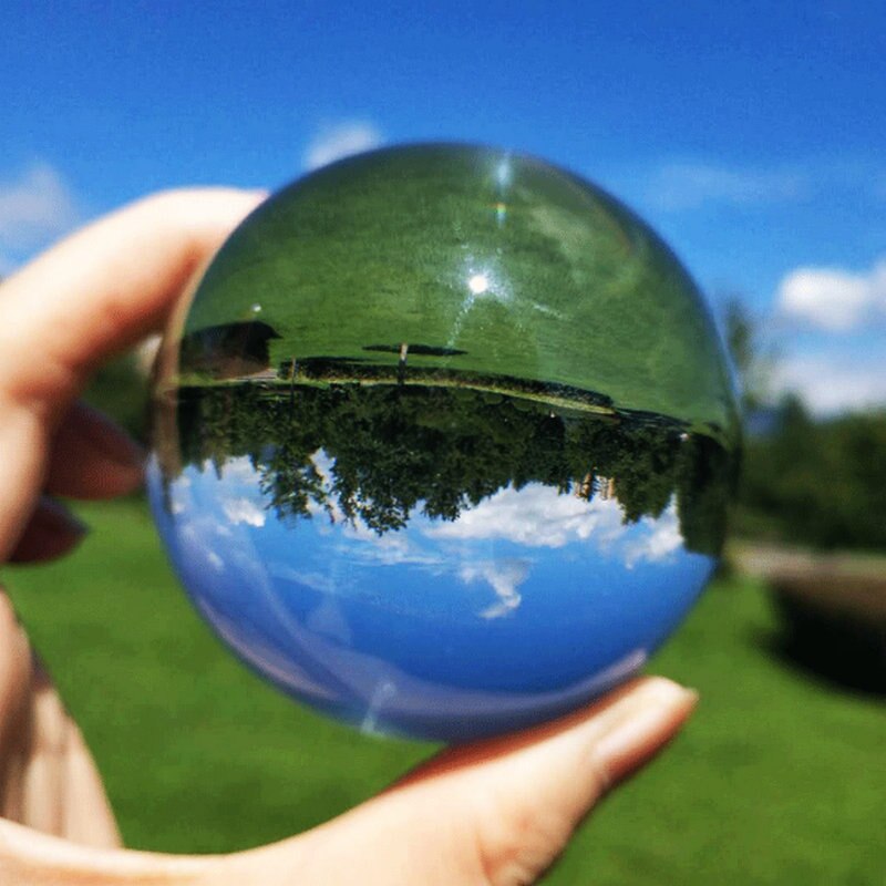 Pure clear 6cm crystal glass bal magische bal Fotografie extra decoratie home decor
