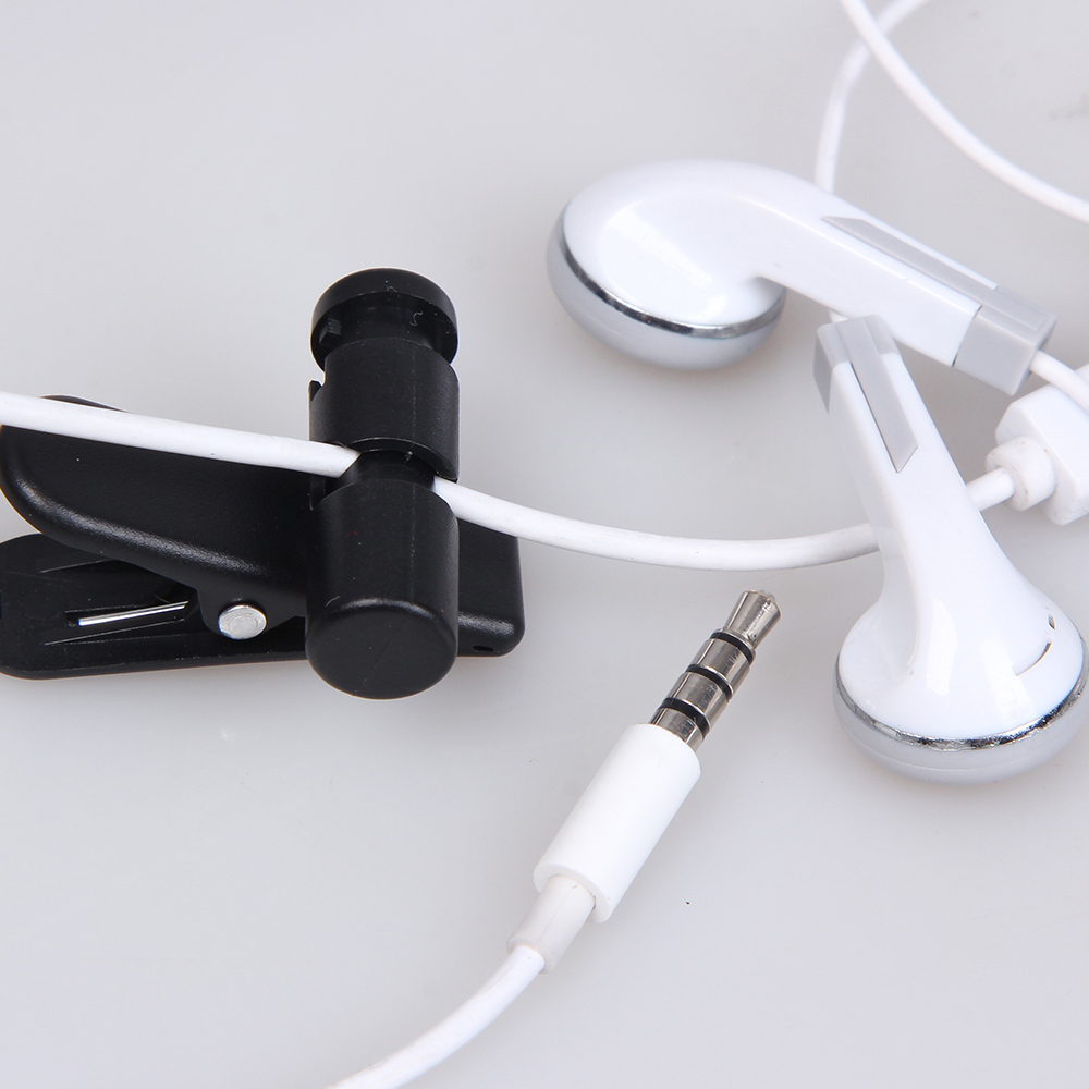 FDBRO Kabel Clip Klemme Kragen Headset Klemme Kragen Clip Rotierenden Klemmen Kopfhörer Kabel Clips Kopfhörer Wickler Zubehör