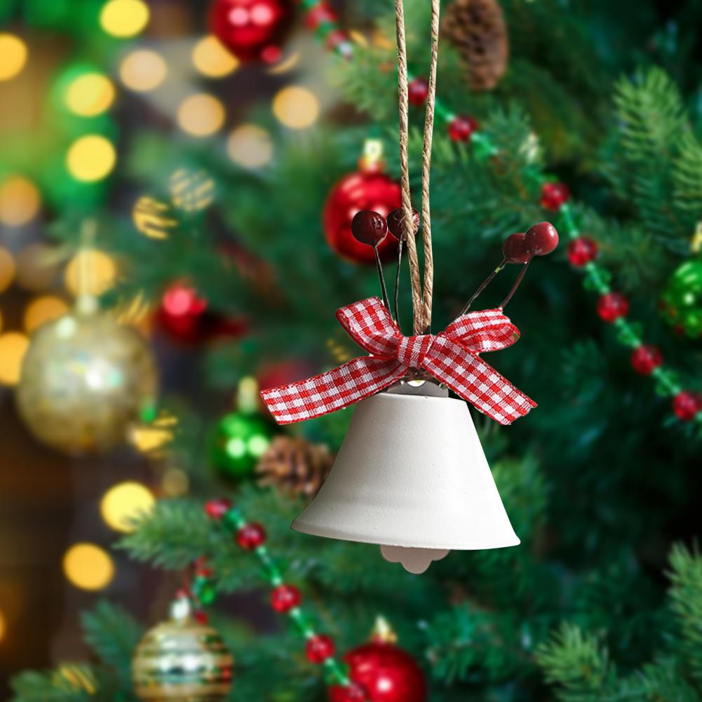 Cute Bell Ornament Sturdy Shatterproof Bell Hanging Bell Tree Decor for Indoor Christmas Bell