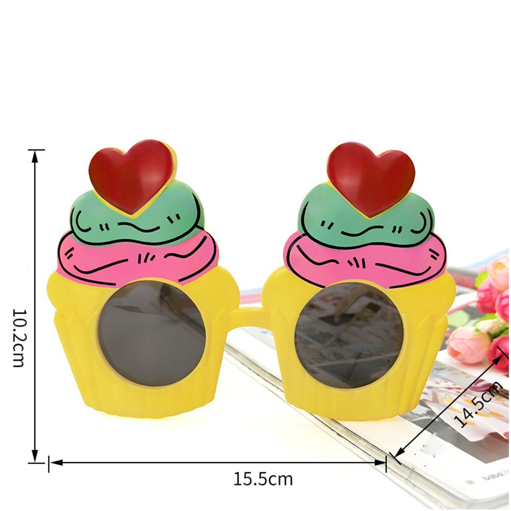 Funny Happy Birthday Glasses Cake Dollar Party Decoration Glasses for Adults Kids Newborn Photography Props