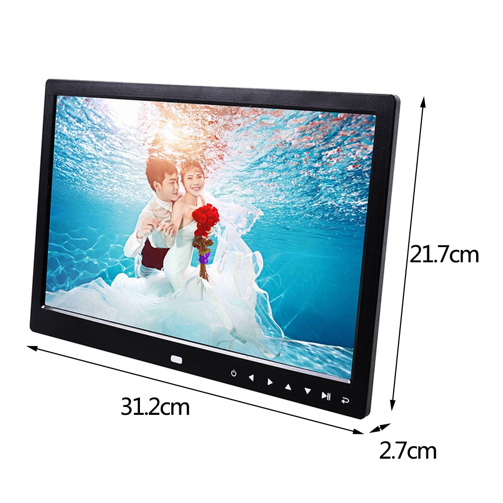 Multi-functional 13 Inch 1280*800 HD LED Digital Photo Frame High Resolution Digital Picture Frame Photo Album Frame