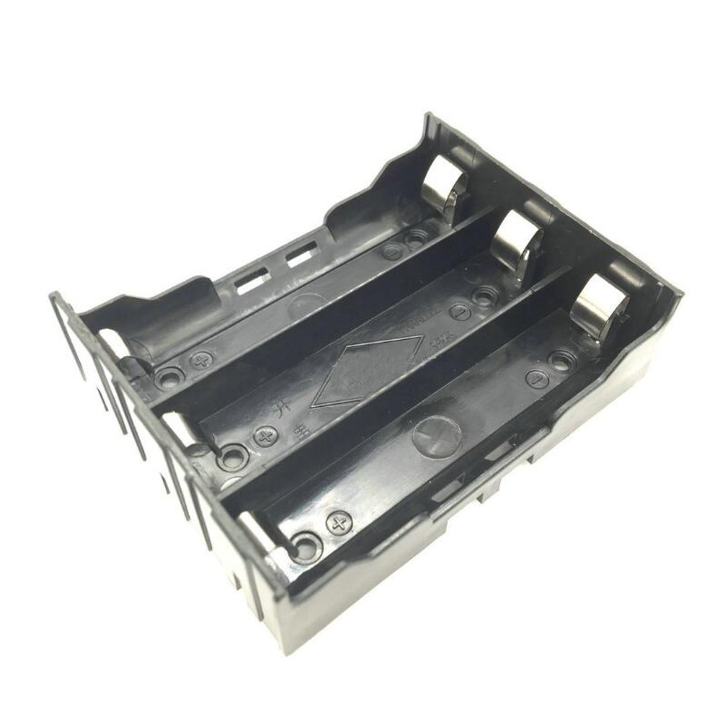 1Pcs THM Black 18650 Battery Holder Battery Box With PC Pins For 1 2 3 4 18650 Battery: 3x18650