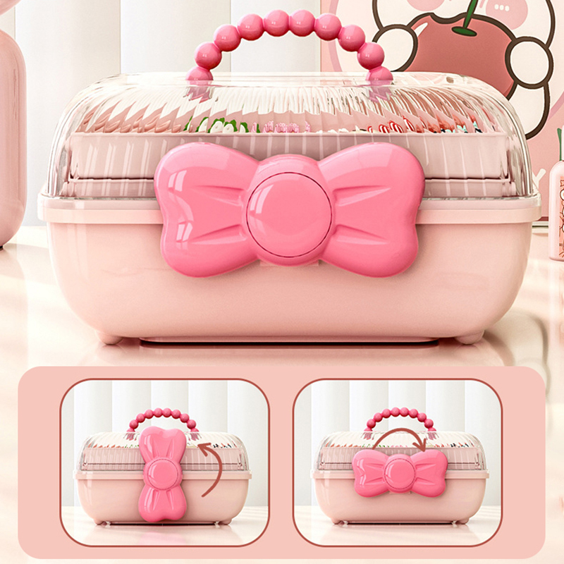 Multi-Layer Haarspeld Organizer Schattig Meisje Sieraden Geval Hoofd Touw Hoofdband Display Rack Kinderen Haar Accessoires Opbergdoos