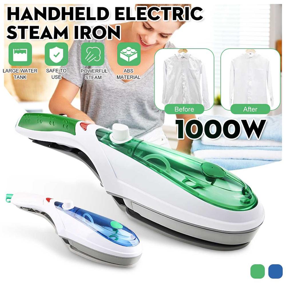 1000W de prendas de vestir de mano de vapor cepillo portátil de hierro de vapor para ropa generador de planchado de vapor de ropa interior de hierro de vapor de