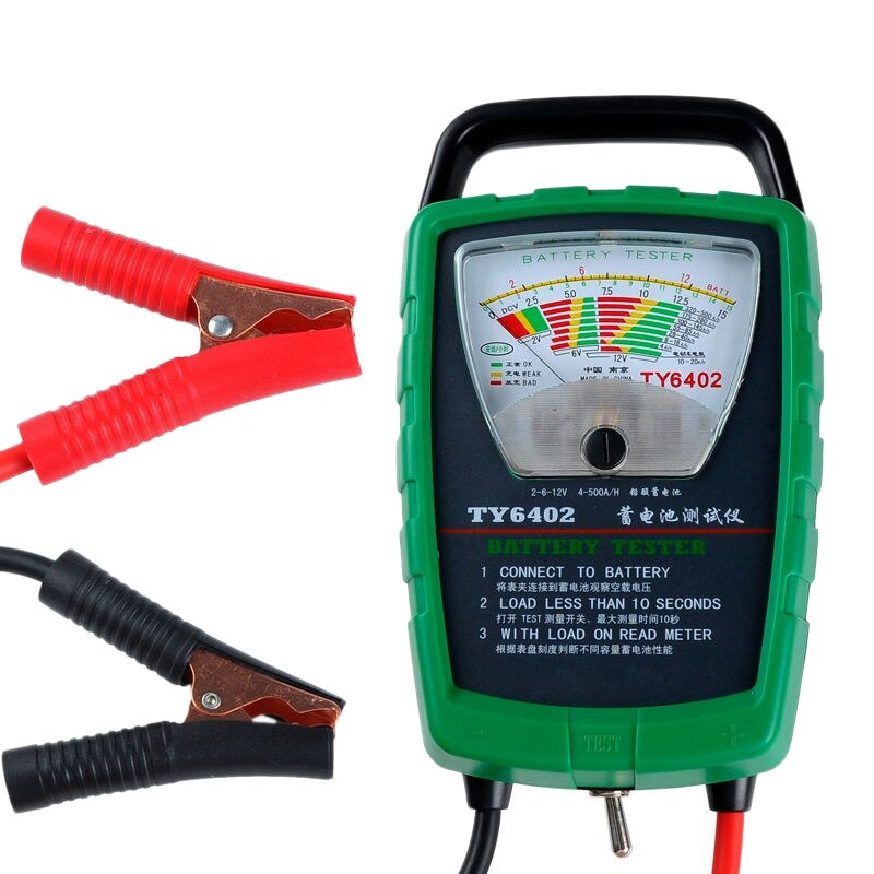 Ty6402 500a 2v 6v 12v automobil/bilbatteri tester/generator/startkontrol let at bruge