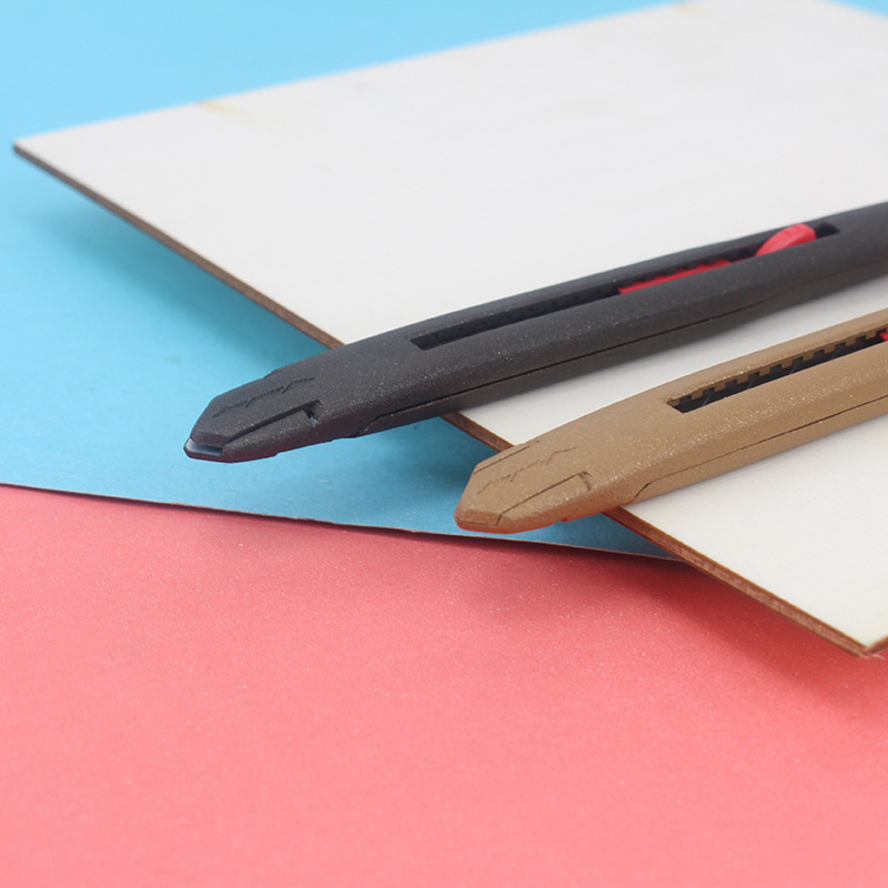 1Pcs Utility Sharp Craft Knife Leather Cutting Knife Paper Carver Shaperner Tools Blade No Shaking 30 Degree Retractable Blades