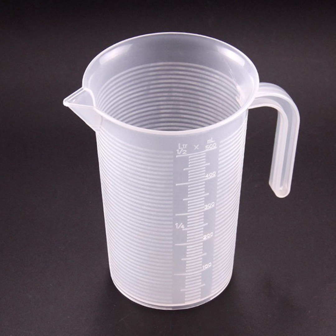 100-1000ML Plastic Liquid Measuring Jug Cup Graduated Surface Cooking Bakery Kitchen Lab