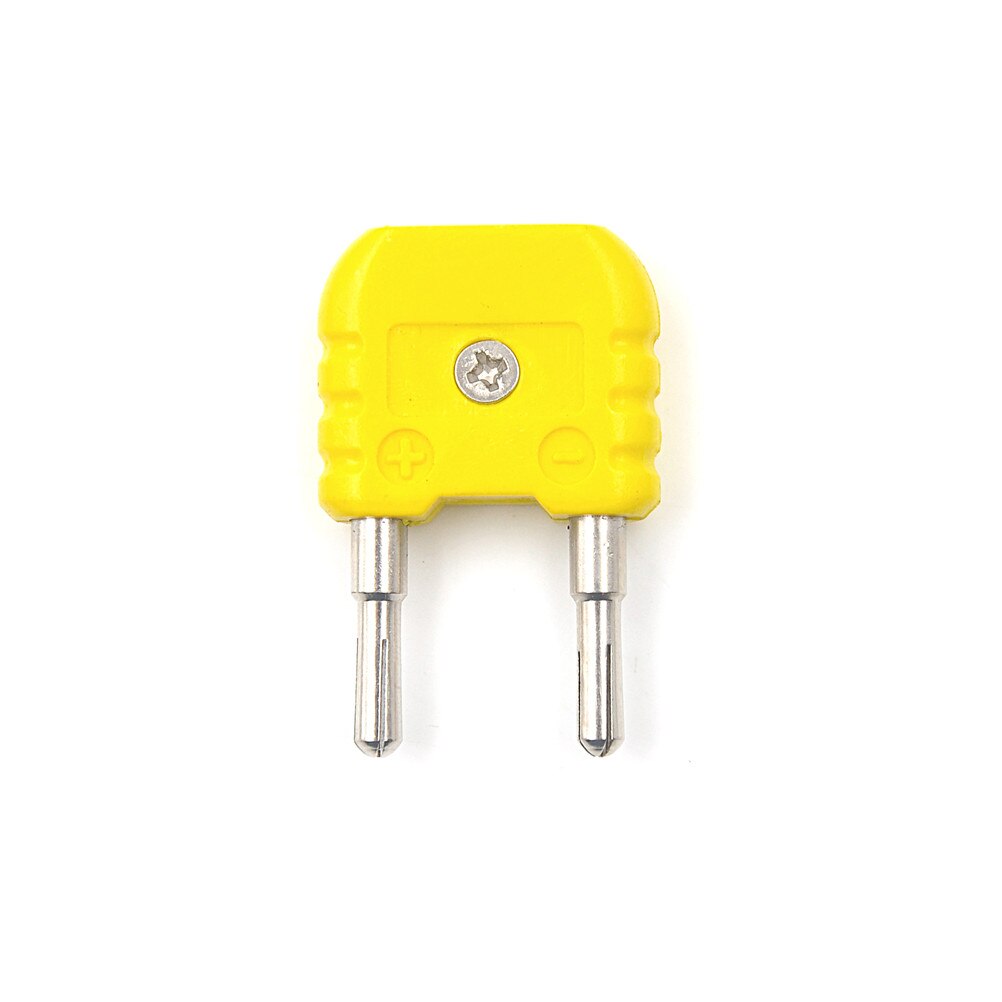 QUARKZMAN Lot De 10 Connecteurs Thermocouple Type K Mâle Haute Température 200°C - Jaune