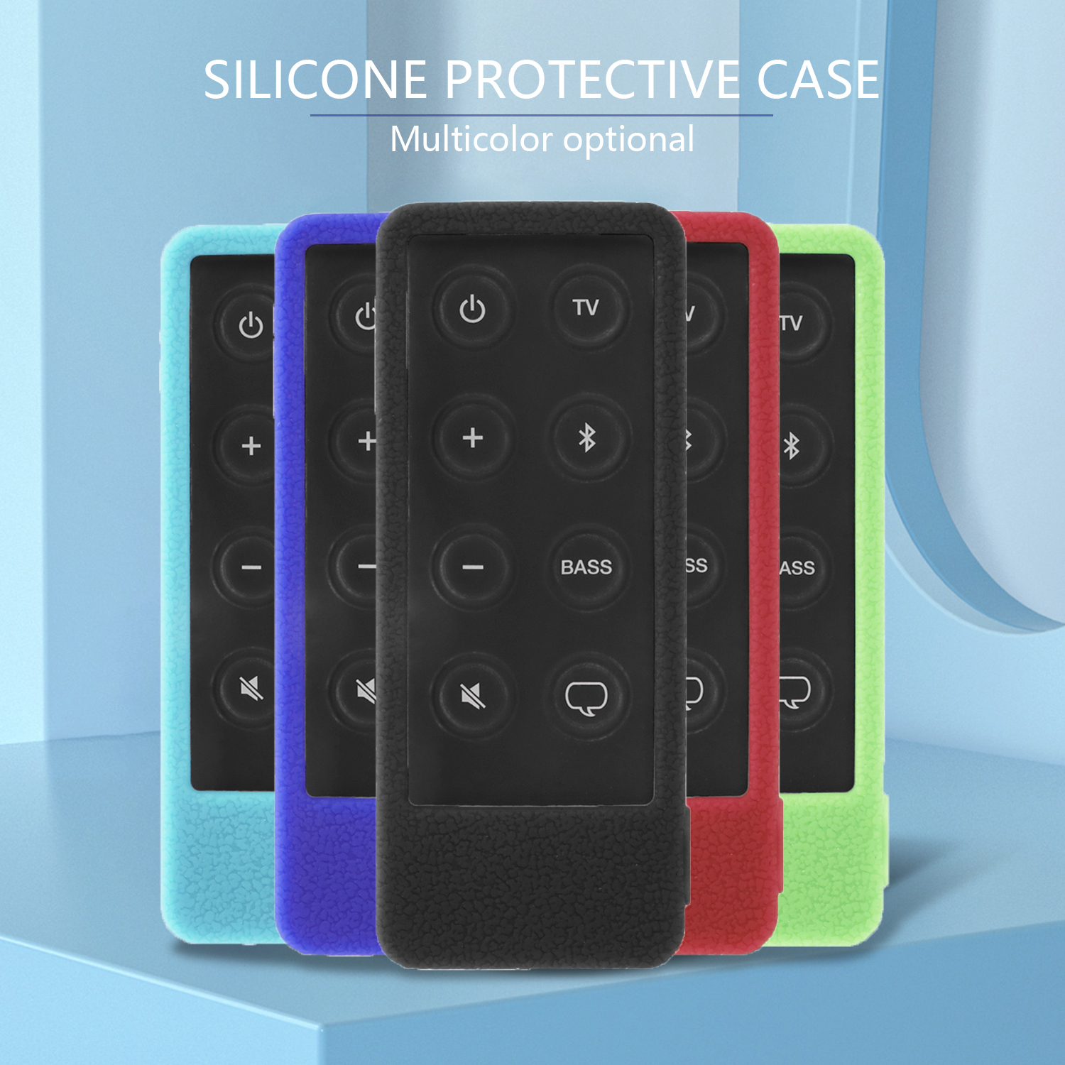 Waterproof Case Fit for Bose SOLO 5 15 II CD Player Remote Controller Music Sound System Shockproof Silicone Protective Cover