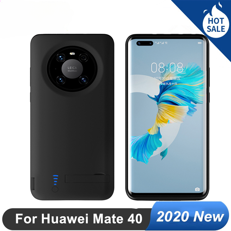 Akku-hülle mit ladegerät und 10000 mah kapazität für huawei Kamerad 30 Profi und 40 p30 p40 Profi: Dunkelrot