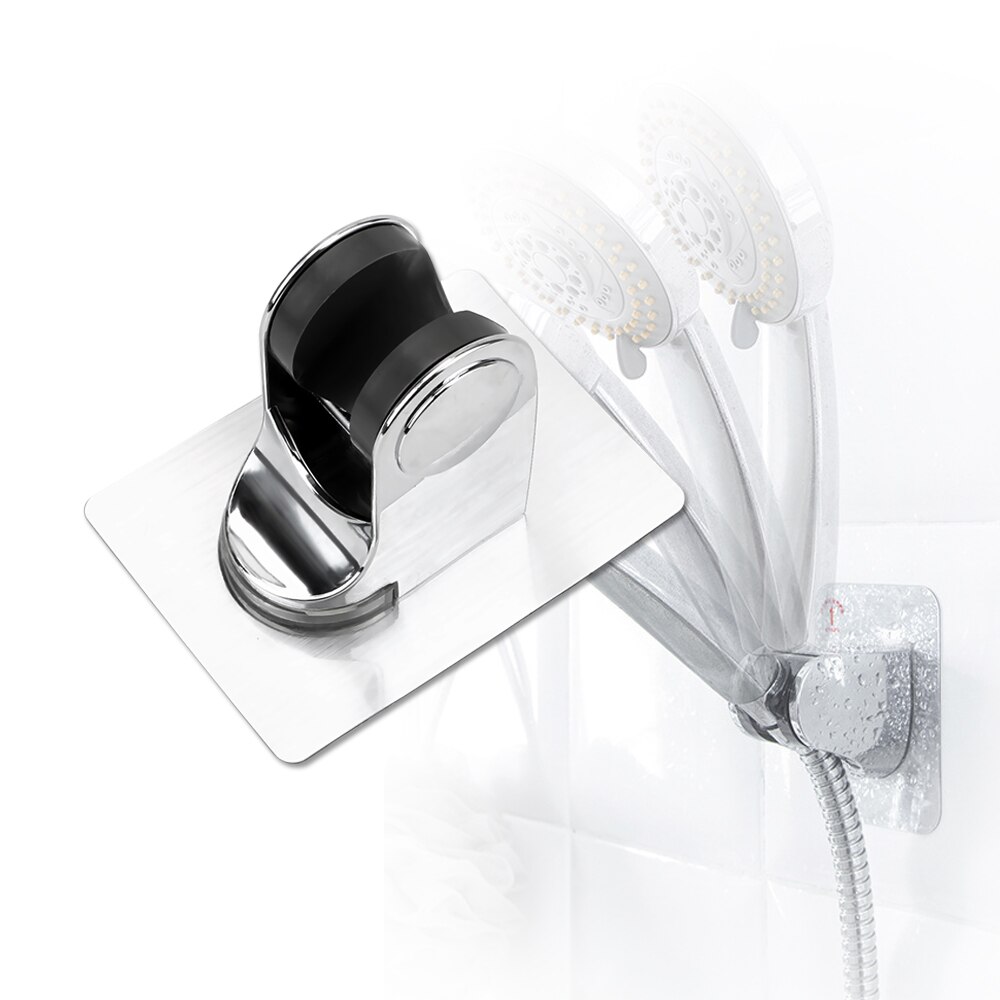 Supporto per soffione doccia gancio per doccia da bagno punzone regolabile supporto per doccia gratuito supporto a parete base per soffione doccia senza cuciture