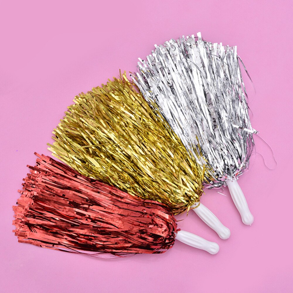 10 Pcs 25G Juichen Ballen Squad Spirited Fun Cheerleading Kit Cheer Poms Cheerleaders Supples Met Handvat Voor Competitio