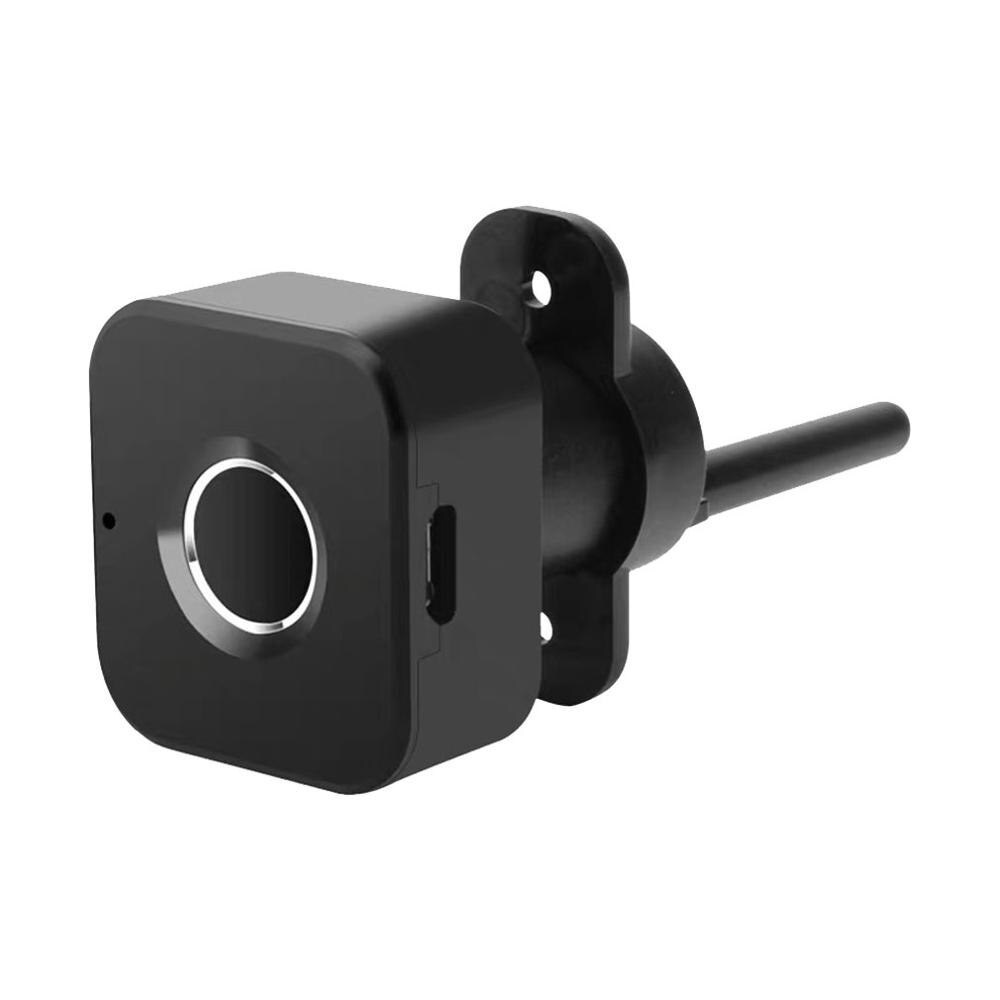 Triple Smart Fingerprint Drawer Lock Desk Fingerprint Drawer Lock Drawer Lock File Drawer Fingerprint Cabinet Lock: Default Title