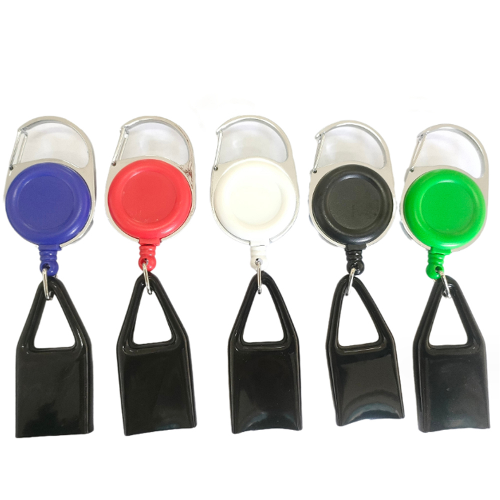 10PS Intrekbare sleutelhanger Aansteker te trekken gesp Sleutelhanger Outdoor Anti-verloren Anti-diefstal Draadkabel Gesp Snelle levering Groothandelaren